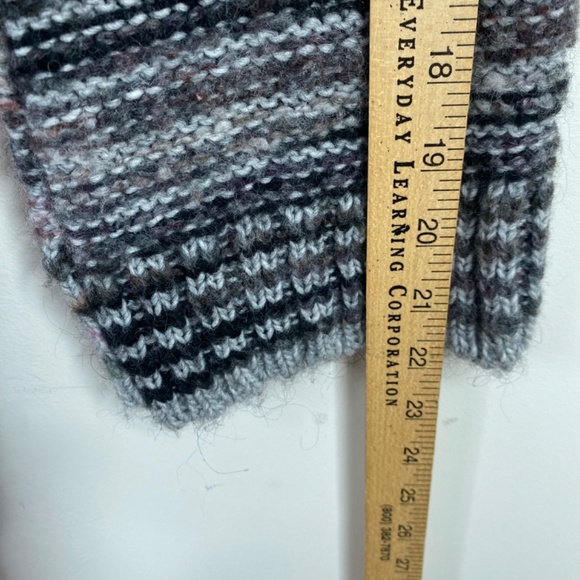 Anthropologie Cardigan XS Akemi Kin Alpaca Wool Open Front Longline Oversized - Picture 12 of 13